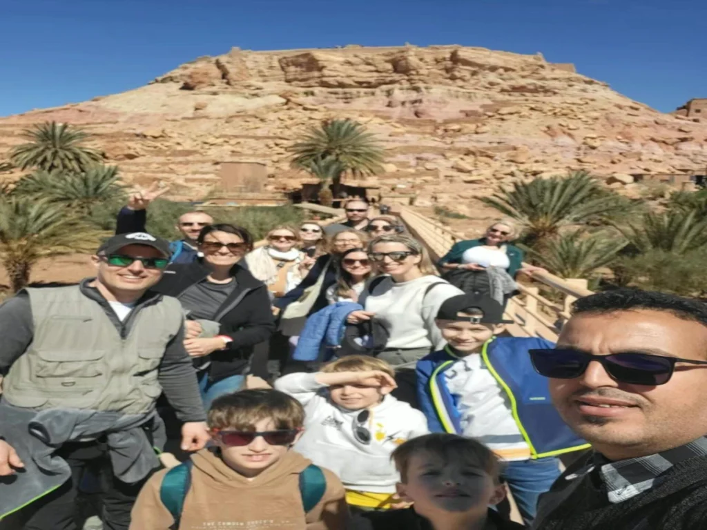 children trip in Morocco