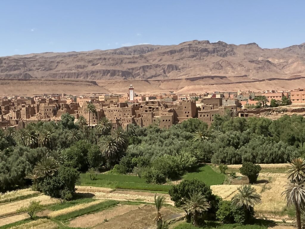 Scenic view of Todra Valley near Tinghir, Morocco
